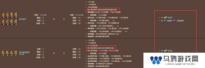 泰拉瑞亚远古神圣套和神圣套有什么区别？