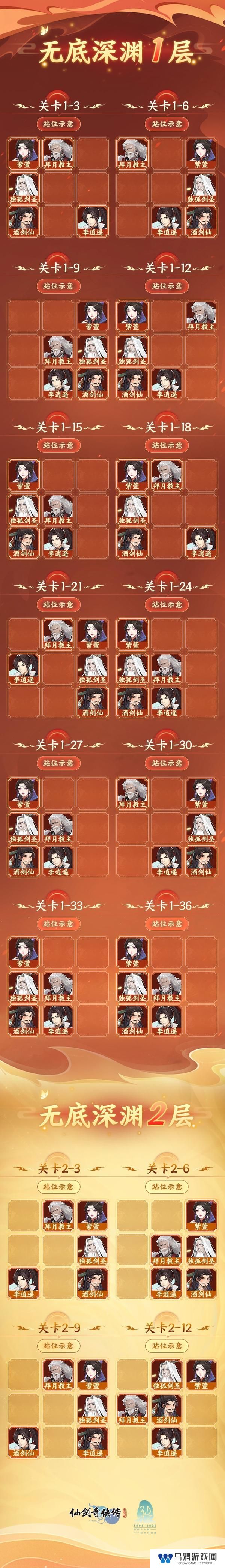【玩家攻略】无底深渊1-3层通关阵容参考（内有礼包）