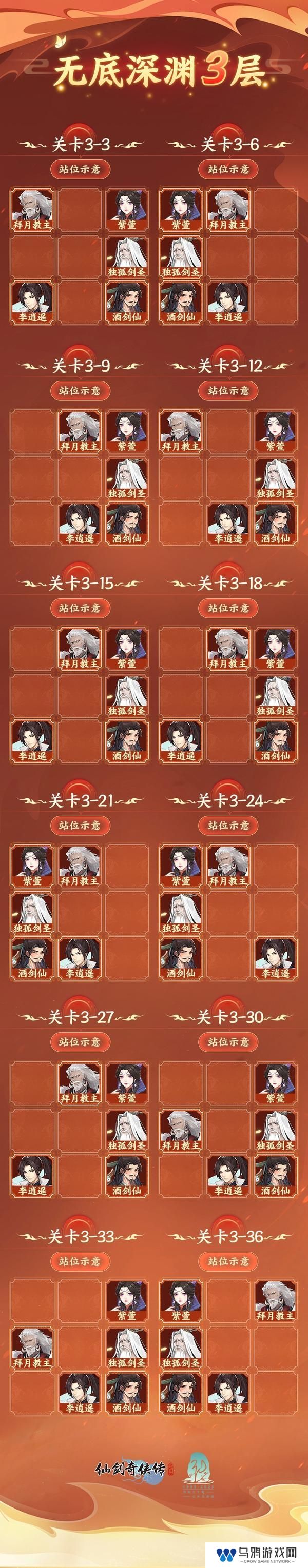 【玩家攻略】无底深渊1-3层通关阵容参考（内有礼包）