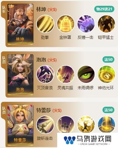 S2配将大赛丨热门阵容第二弹